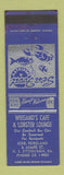 Matchbook Cover - Weigand's Cafe Lobster Lounge Pittsburgh PA