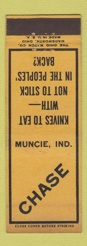 Matchbook Cover - Chase Muncie IN
