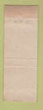Matchbook Cover - Malbi's Restaurant lobster between Mobile AL Pensacola FL