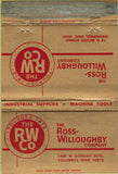 Matchbook Cover - Precision Steel Toledo OH 40 Strike