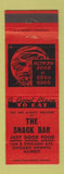 Matchbook Cover - The Snack Bar Chicago Heights IL RED