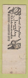 Matchbook Cover - Brooks Jewelry Loans Colorado Springs girlie