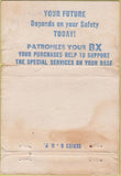 Matchbook Cover - Byron Jackson Co Pumps Los Angeles CA WORN 40 Strike