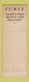 Matchbook Cover - Carbide and Carbon Chemical Texas City TX safety