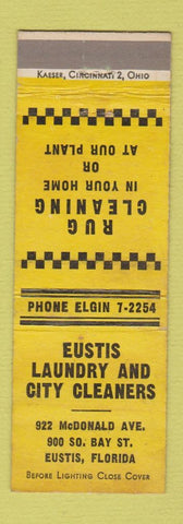 Matchbook Cover - Eustis Laundry City Cleaners FL