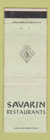 Matchbook Cover - Savarin Restaurants