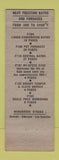 Matchbook Cover - Holden Metal Hardening  New Haven CT