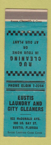 Matchbook Cover - Eustis Laundry City Cleaners FL