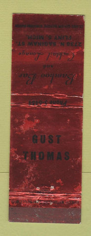 Matchbook Cover - Bamboo Bar Flint MI WEAR