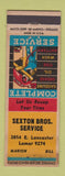 Matchbook Cover - Sexton Bros oil gas