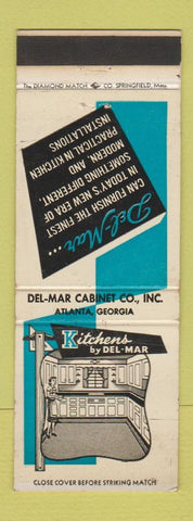 Matchbook Cover - Del Mar Kitchens Atlanta GA