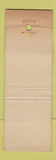 Matchbook Cover - Barneys Store Schenectady NY
