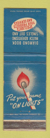 Matchbook Cover - Diamond Match Books WEAR