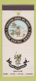 Matchbook Cover - Brown Palace Hotel Denver Colorado 30 Stick