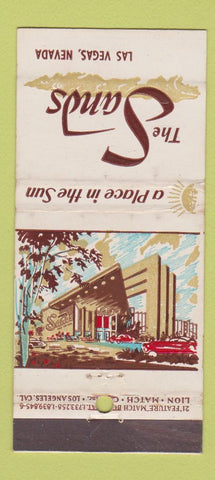 Matchbook Cover - Sands Casino Las Vegas NV 21 Strike Feature