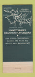 Matchbook Cover - Old Heidelberg Swiftwater PA 30 Strike