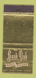 Matchbook Cover - Bank Club Reno NV WEAR 30 Stick