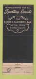 Matchbook Cover - Bank Club Reno NV WEAR 30 Stick