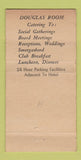 Matchbook Cover - Hotel Grosvenor Vancouver BC 30 Strike