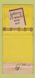 Matchbook Cover - La Cima Steak House Roswell NM WORN 21 Strike Feature