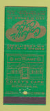 Matchbook Cover - Cokey's Cafe Richmond VA 30 Stick