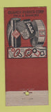 Matchbook Cover - Quaker Rubber Corp Philadelphia PA Cleveland 30 Stick