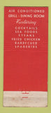 Matchbook Cover - Sherrard's Dixie Belle Inn Kendall FL WORN 30 Stick