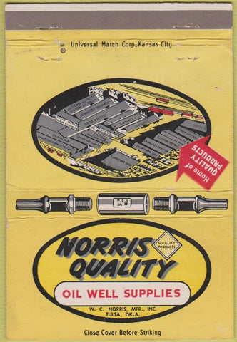 Matchbook Cover - Moorelane Co equipment Tulsa KC OKC Amarillo 40 Strike