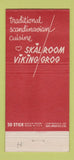 Matchbook Cover - Scandia Hollywood CA 30 Stick