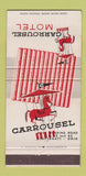 Matchbook Cover - Carrousel Motel Cincinnati OH 30 Strike