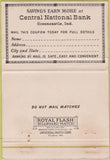 Matchbook Cover - Uncle Sam WWII United We Stand WORN 40 Strike
