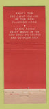 Matchbook Cover - Fair Grounds Hotel Allentown PA WEAR 21 Strike Feature
