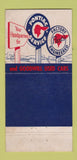 Matchbook Cover - 1954 Pontiac South Bay Patchogue NY WORN 30 Strike