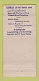 Matchbook Cover - Lakeland Laundry Cleaners  30 Strike
