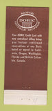 Matchbook Cover - Doric Victoria Motor Hotel Victoria BC 30 Strike
