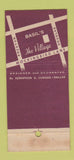 Matchbook Cover - Basil's Restaurant Highland Park Village Dallas TX 30 Stick