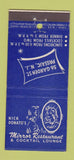 Matchbook Cover Donato's Mirror Restaurant Passaic NJ girlie 21 Strike Feature