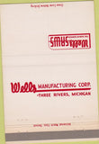 Matchbook Cover - Monitor Controller Co Boston MA WORN 40 Strike