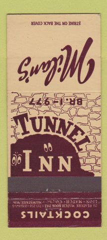 Matchbook Cover - Milan's Tunnell Inn Milwaukee WI 21 Strike Feature