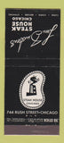 Matchbook Cover - Linn Burton's Steak House Chicago IL 30 Stick