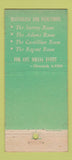 Matchbook Cover - Hotel Touraine Boston MA 21 Strike Feature