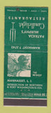 Matchbook Cover - Patrica Murphy's Candlelight Manhasset LI NY 30 Stick