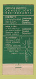 Matchbook Cover - Patrica Murphy's Candlelight Manhasset LI NY 30 Stick