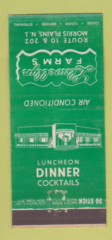 Matchbook Cover - Llewellyn Farms Restaurant Morris Plains NJ 30 Stick