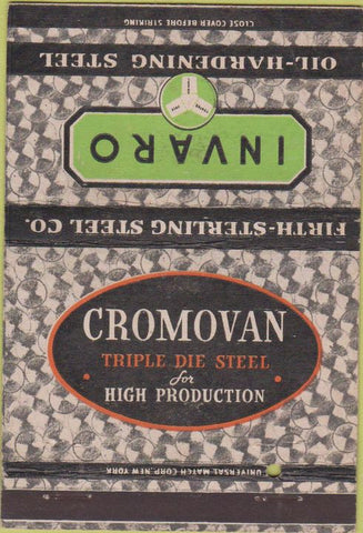 Matchbook Cover - Monitor Controls Philadelphia RB Brown  40 Strike