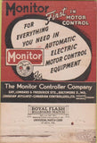 Matchbook Cover - Monitor Controls Philadelphia RB Brown  40 Strike