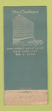 Matchbook Cover - Chatham Bar Hotel New York City 30 Stick