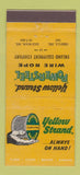 Matchbook Cover - Yellow Strand Wire Rope Coquille Gold Beach OR 30 Strike