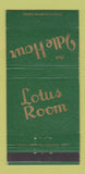 Matchbook Cover - Idle Hour Lotus Room Oakland CA 30 Strike