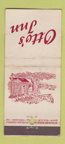 Matchbook Cover - Otto's Inn Watertown WI 21 Strike Feature